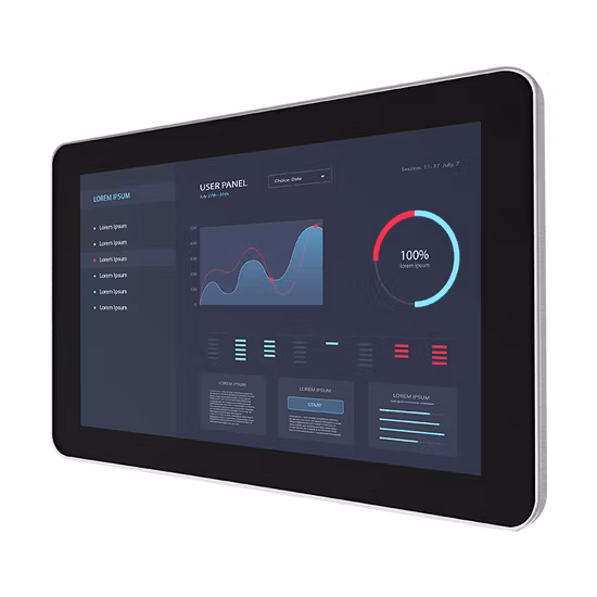 Lüfterloser Industrie-PC, Windows-Touchscreen-Monitor, kapazitiver Android-Industriecomputer mit RFID, All-in-One-PC, Industrie-Panel-PC IP65